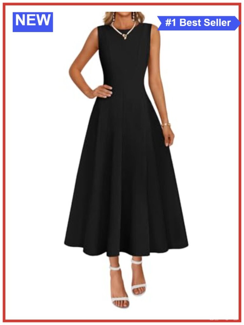 A-Line Maxi Dress Sleeveless Cocktail Wedding Guest